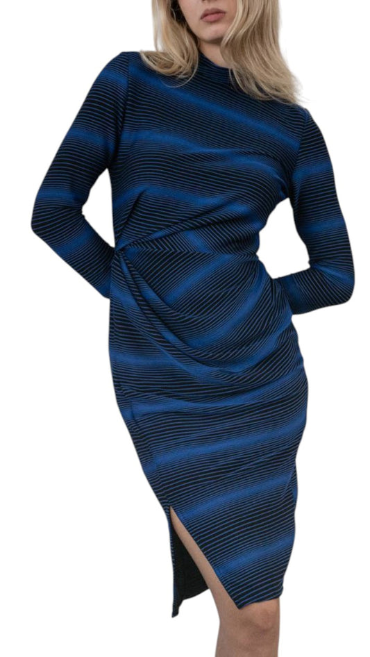 Vestido Midi Efecto Óptico