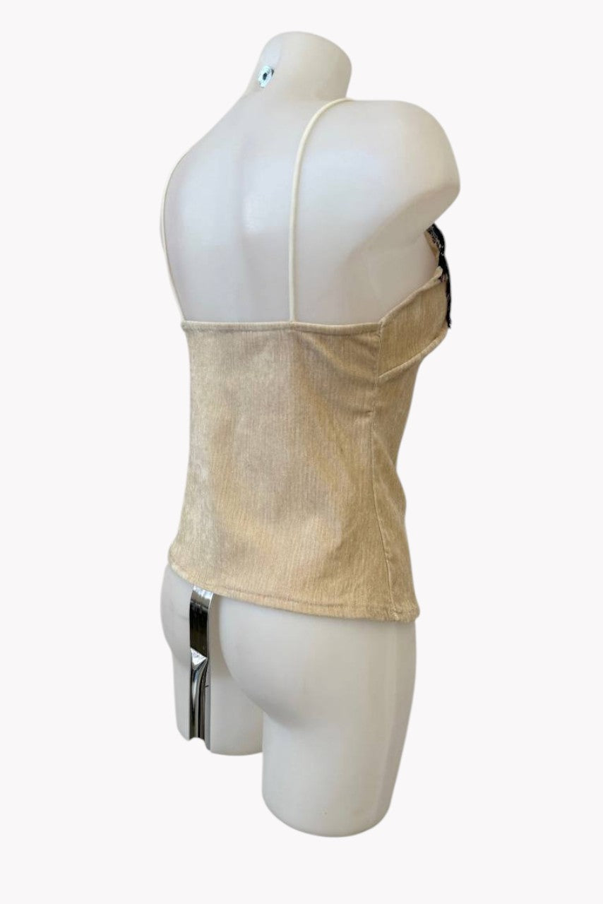 💋 Haut en velours et dentelle au toucher · 3 couleurs 💋