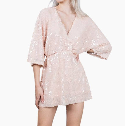 Vestido Mono Short Sequin