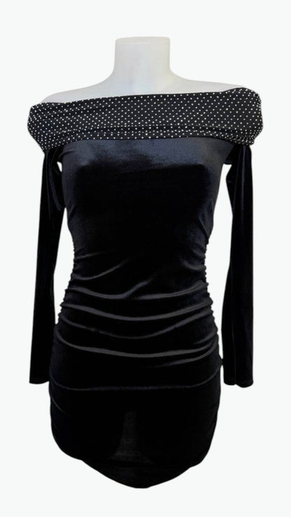 🖤 Vestido Midnight Moon · Brillo viral garantizado 🎯