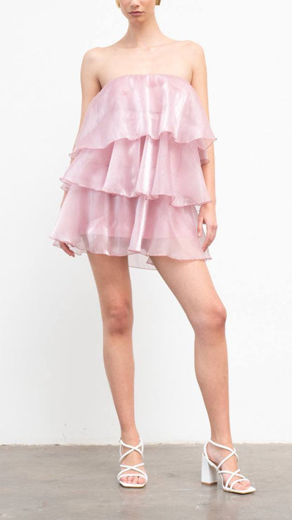 Vestido Volantes Glam 2 colores