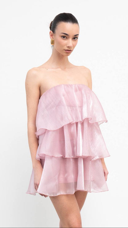 Vestido Volantes Glam 2 colores