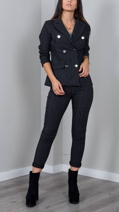 Conjunto Power Suit Check · 1 color ⚡