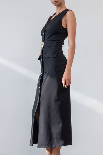 Vestido Button Power · 2 colores ⚜️