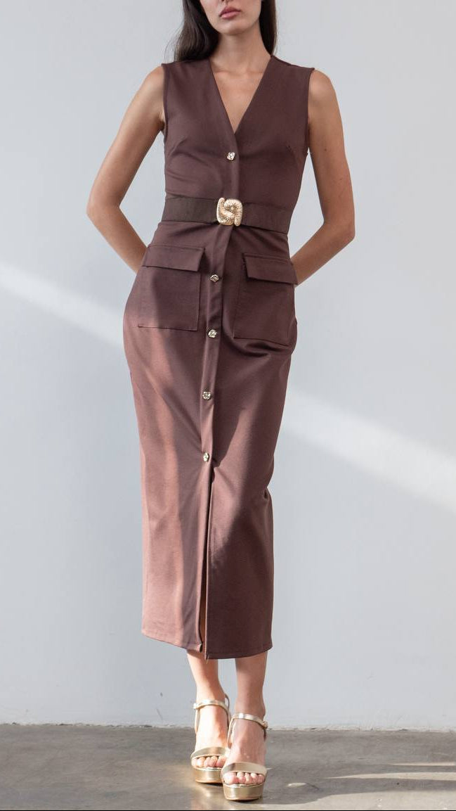 Vestido Button Power · 2 colores ⚜️