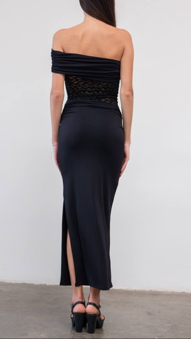 Vestido Encaje Velvet Touch 🌙 4 colores