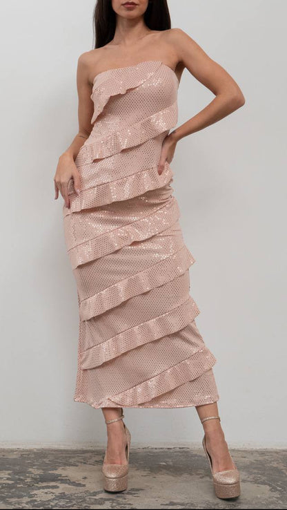 Vestido Brillo Galaxy Layers ✨