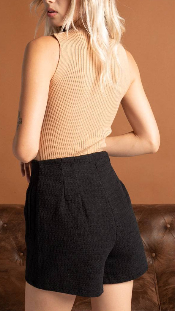 🔹 Top Geométrico Fit · Sin mangas