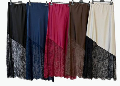 💋 Falda Lencera Viral · 5 Colores