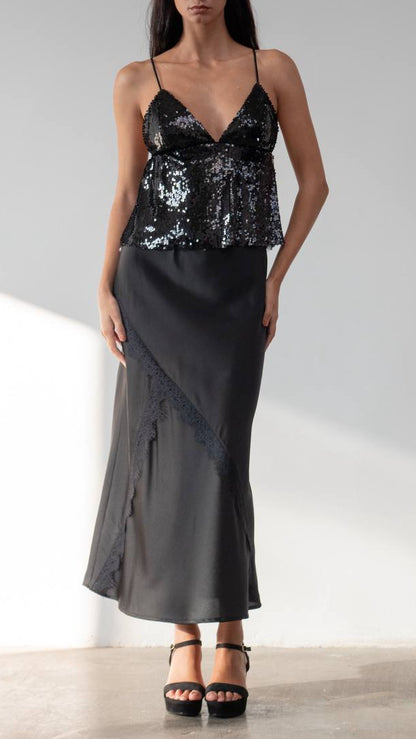 Top “Shine Drop” – Paillettes Edition 3 colores