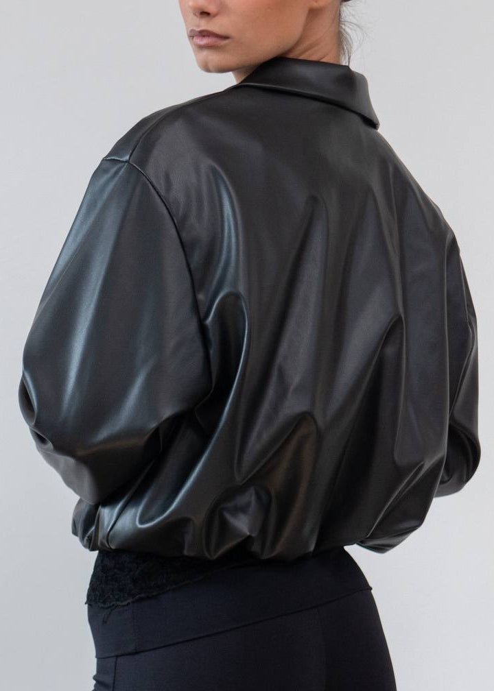 ⚡ Cazadora Efecto Piel · 2 Colores ⚡