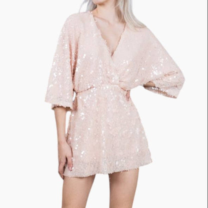 Vestido Mono Short Sequin