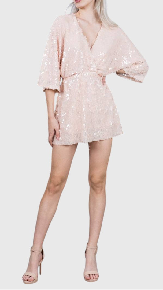 Vestido Mono Short Sequin