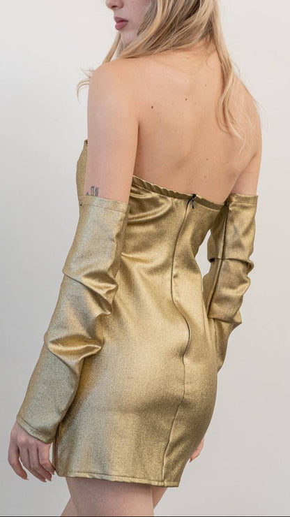 Vestido “OVestido “Galaxy Gold / Silver"