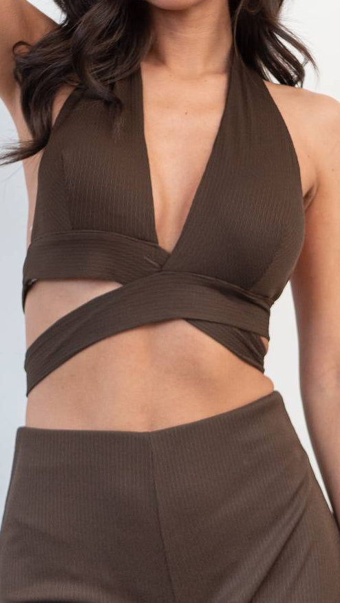 🖤 Top cruzado “Hater”  3 colores