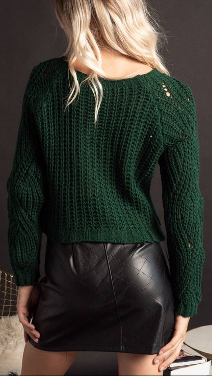 👑 Falda efecto piel con botones dorados · 2 colores