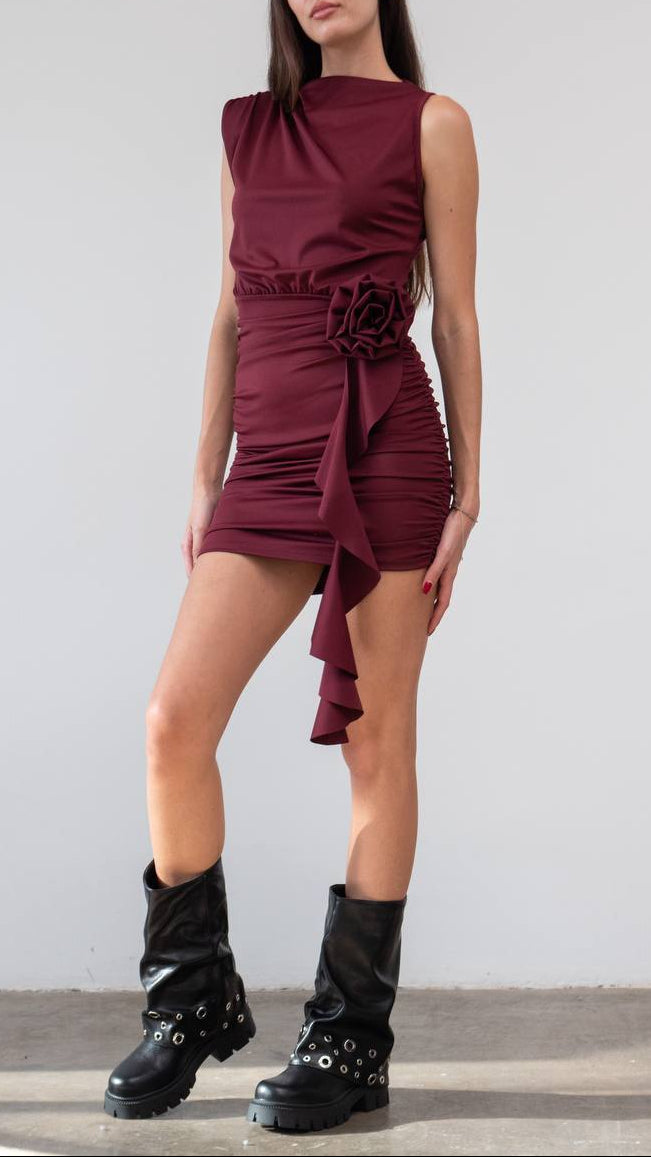 Vestido Corto “Rosa Salvaje” · 3 colores 🌹✨