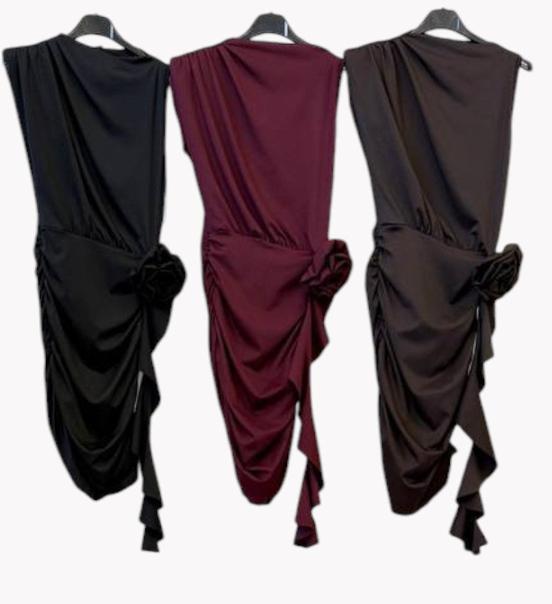 Vestido Corto “Rosa Salvaje” · 3 colores 🌹✨