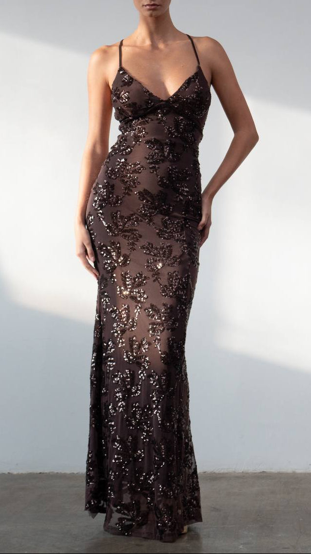 Vestido Largo Galaxy Brillo · 4 colores ✨