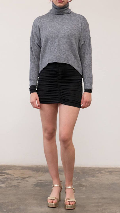 Jersey Cropped Cuello Alto · 5 Colores