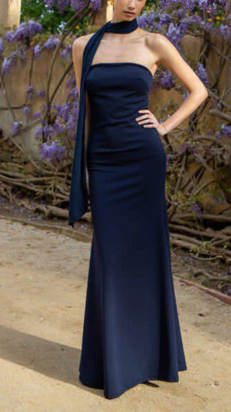 ✨ VESTIDO LARGO CON PAÑUELO INCLUIDO · 7 COLORES · TALLA ÚNICA