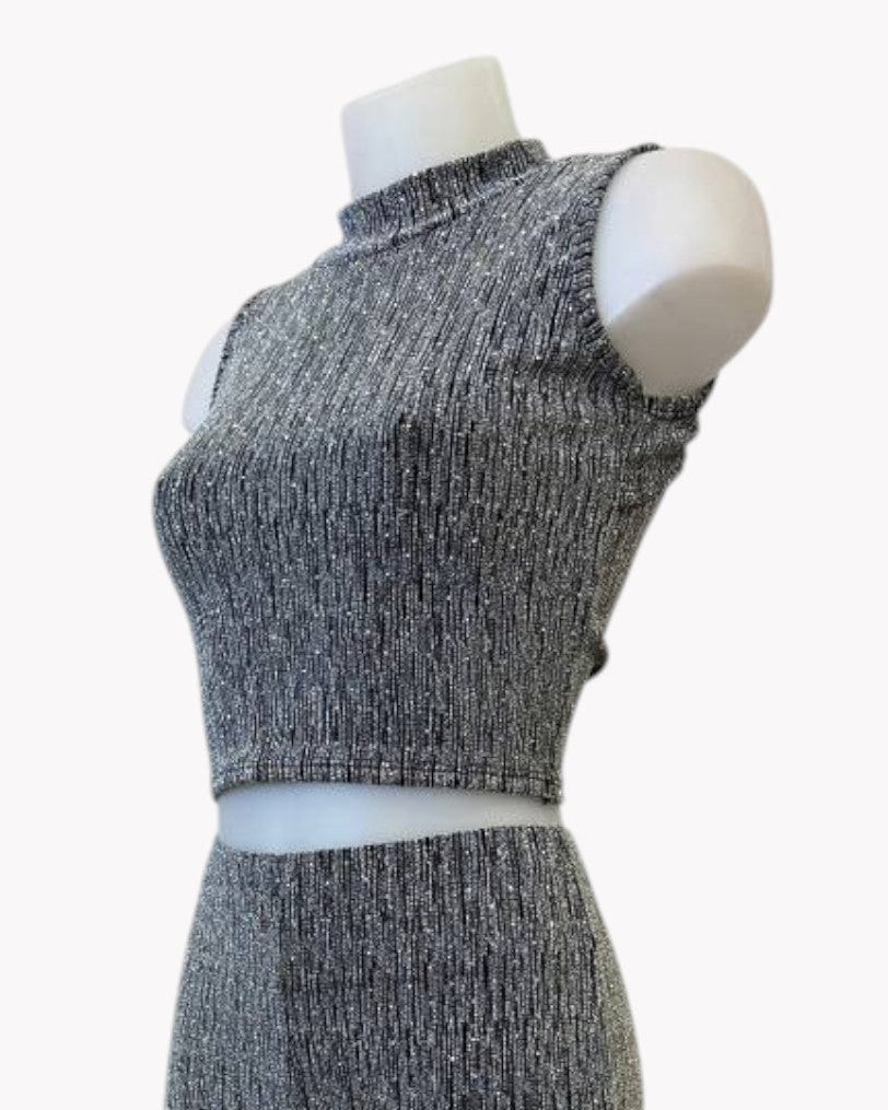 ✨ TOP METALIZADO CRUZADO ESPALDA ABIERTA · 2 COLORES