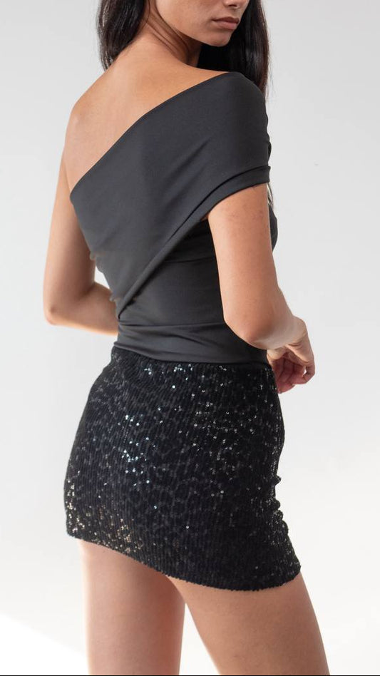 ✨ Body Asimétrico Aro Dorado · 3 Colores ✨