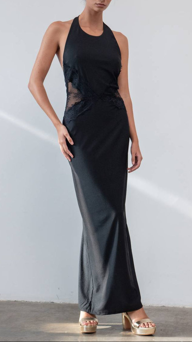 Vestido Largo Encaje Shadow Flash 🧷