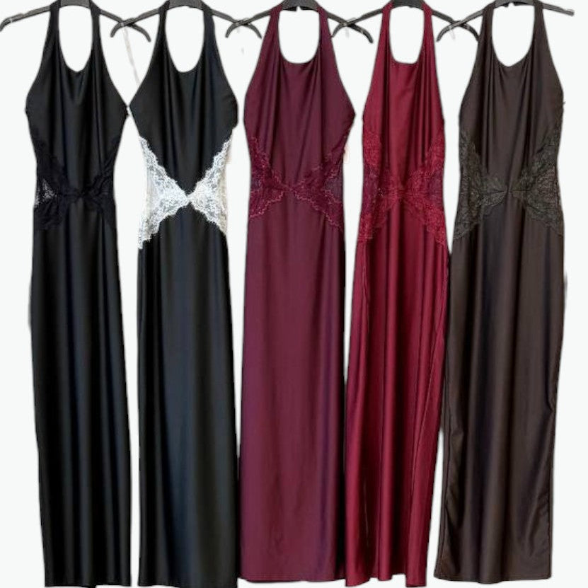 Vestido Largo Encaje Shadow Flash 🧷