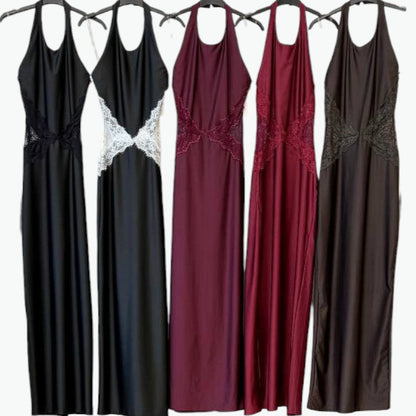 Vestido Largo Encaje Shadow Flash 🧷