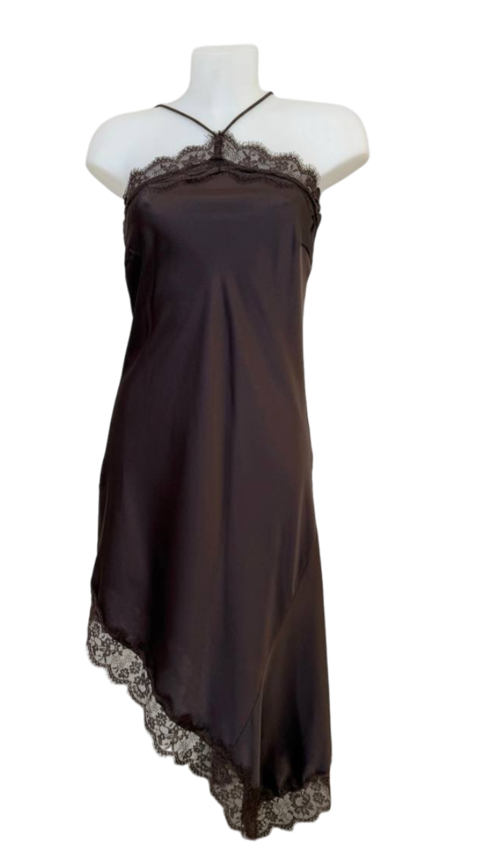 Vestido lencero con encaje – La tendencia de este otoño ✨ 3 colores