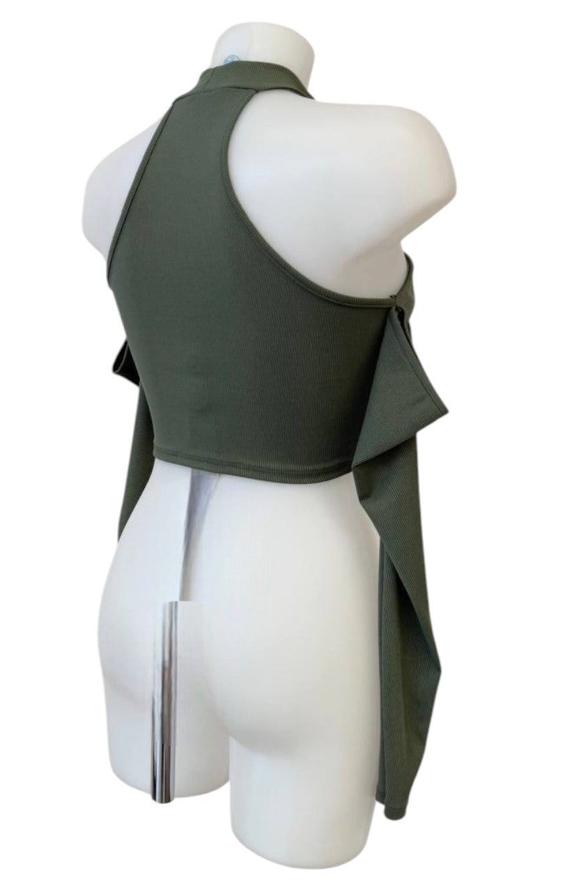 ✨ CROP TOP CANALÉ CHOKER MANGUITO ✨